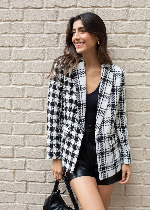 Blakely Plaid Blazer***FINAL SALE***-Hand In Pocket