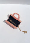 Gia Acrylic Clutch - Pink-Hand In Pocket