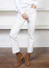 Pistola Lennon High-Rise Cropped Bootcut Jean - Tribeca-Hand In Pocket