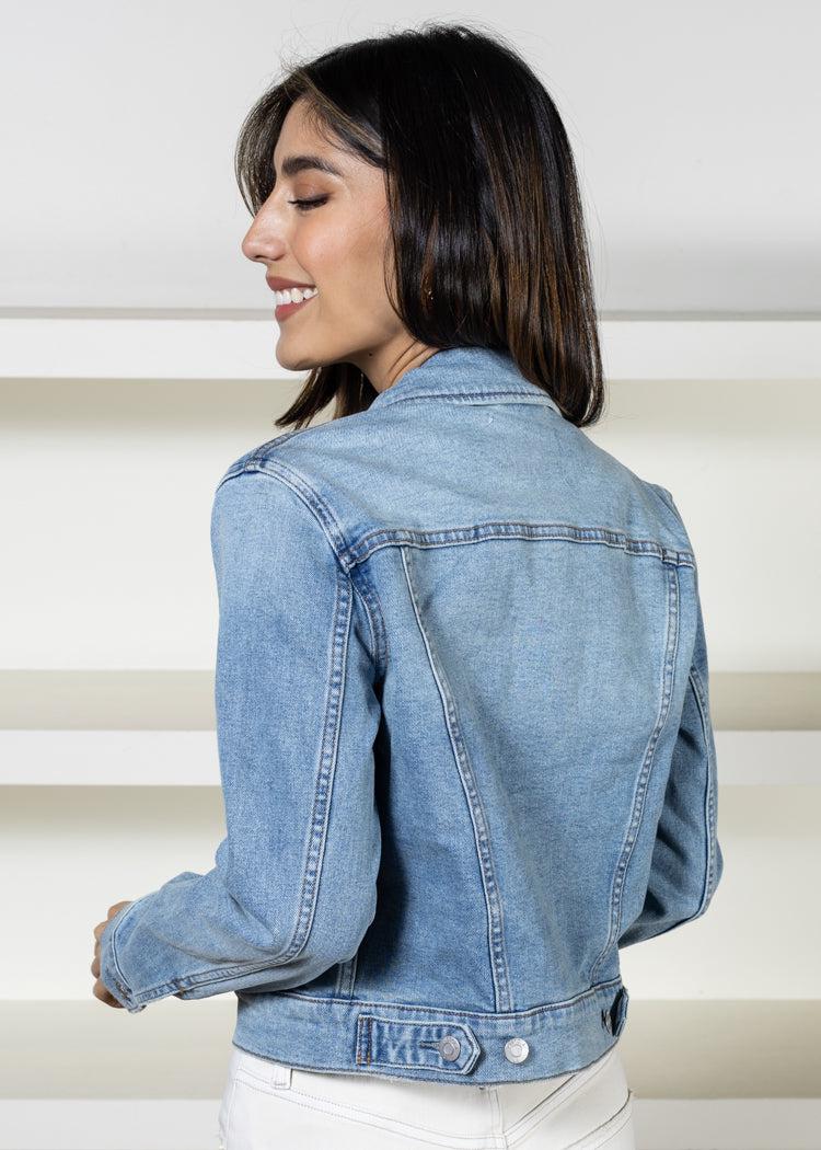 Pistola Saba Fitted Denim Jacket – Hand In Pocket