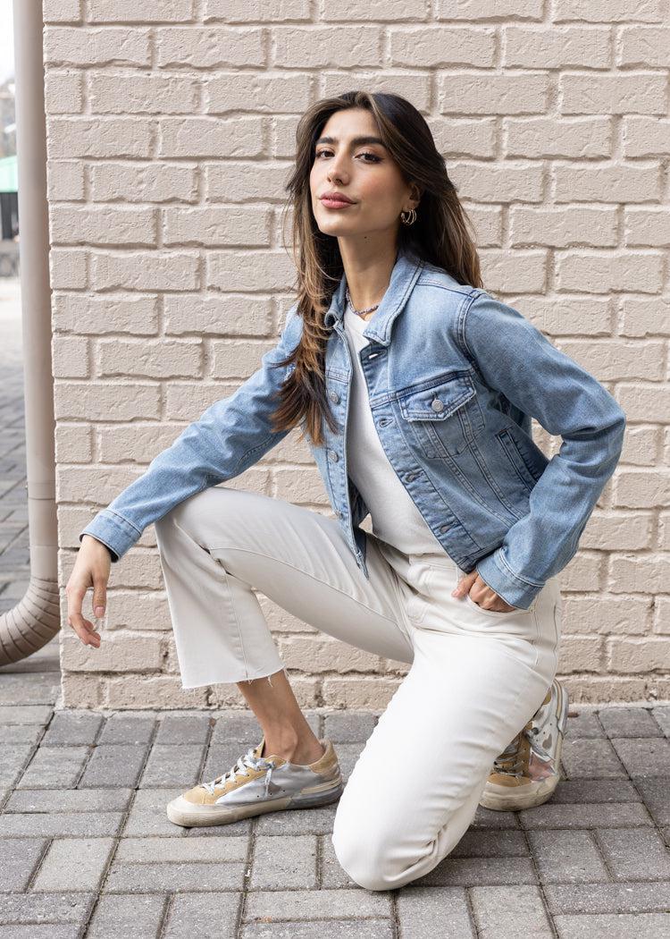 Pistola Saba Fitted Denim Jacket