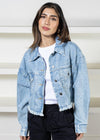 Mimi Crop Tee - White-Hand In Pocket