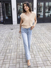 Pistola Bella Sleeveless Shoulder Pad Sweater- Agave ***FINAL SALE***-Hand In Pocket