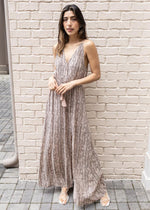 Elan Peta Double V Neck Tie Back Beach Dress -***FINAL SALE***-Hand In Pocket