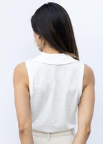 Sanctuary Master Plan Button Up Tank-Hand In Pocket