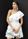 Camelia One Shoulder Tiered Mini Dress ***FINAL SALE***-Hand In Pocket