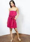 Beverly Mini Dress - Sangria ***FINAL SALE***-Hand In Pocket