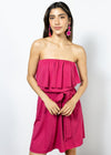 Beverly Mini Dress - Sangria ***FINAL SALE***-Hand In Pocket
