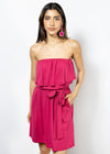 Beverly Mini Dress - Sangria ***FINAL SALE***-Hand In Pocket
