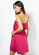 Beverly Mini Dress - Sangria ***FINAL SALE***-Hand In Pocket