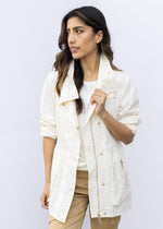 Tart Cory Jacket -Gardenia-Hand In Pocket