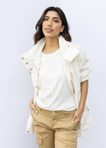 Tart Cory Jacket -Gardenia-Hand In Pocket