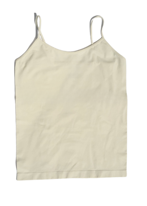 Seamless Cami - Ivory-Hand In Pocket