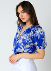 Ariella Puff Sleeve Top-Hand In Pocket