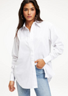 Good American Button 2.0 Shirt-White ***FINAL SALE***-Hand In Pocket