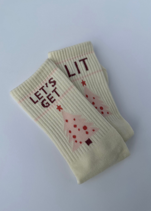 Let's Get Lit Socks-Hand In Pocket