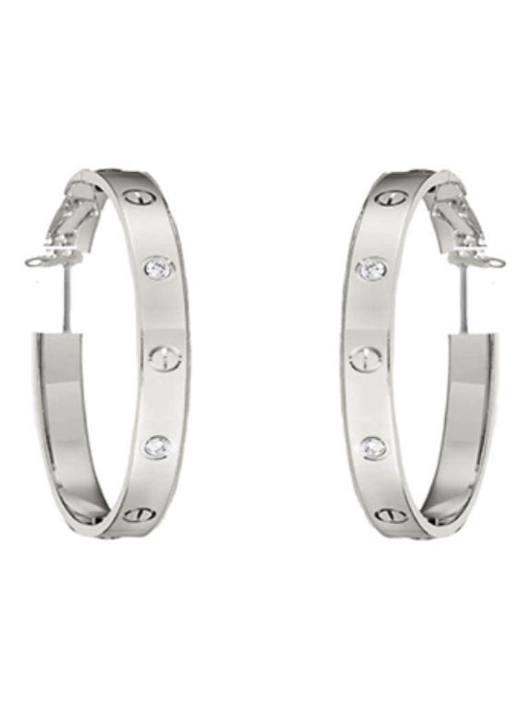 Isi Hoops-Silver ***FINAL SALE***-Hand In Pocket