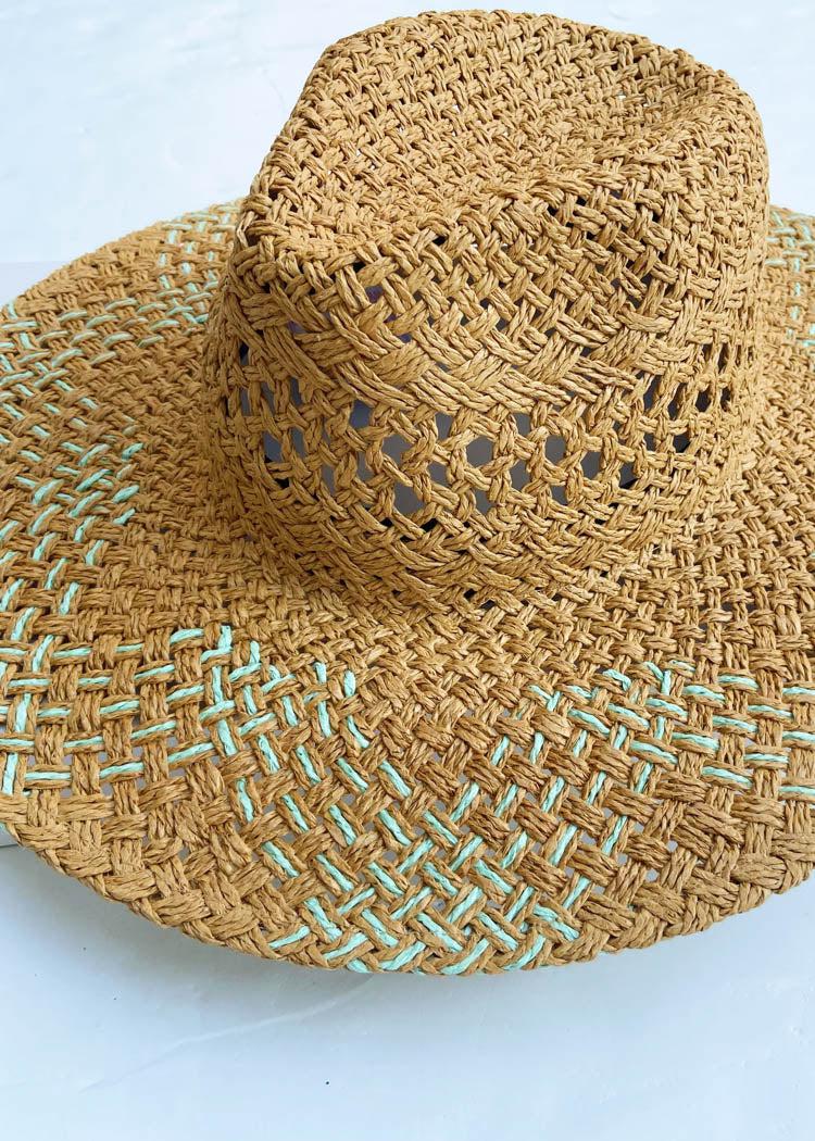 Saltillo Straw Hat-Brown-Hand In Pocket