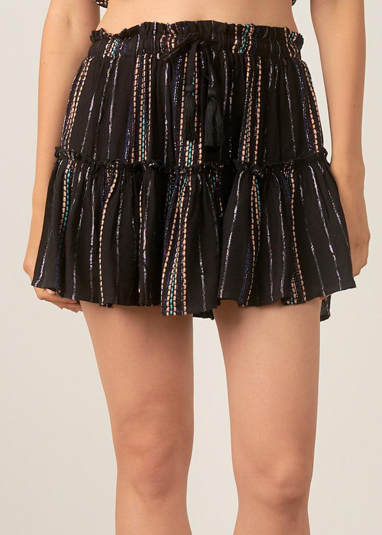 Elan Athol Tiered Skirt-Hand In Pocket