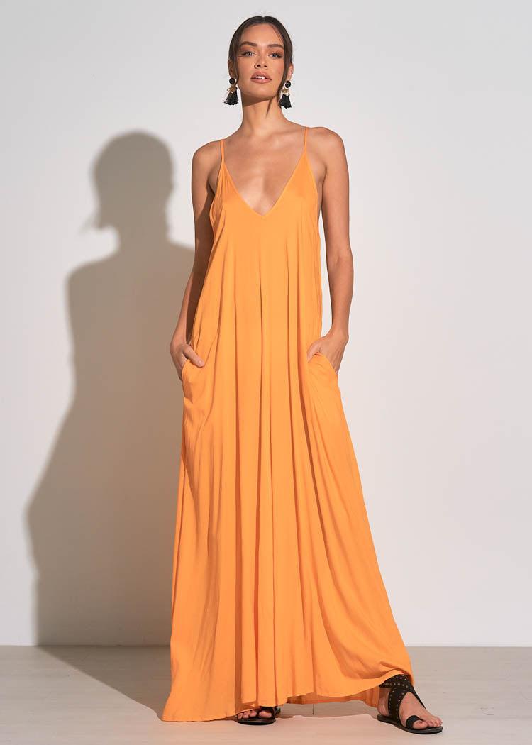 Elan Citrus Dress-Hand In Pocket