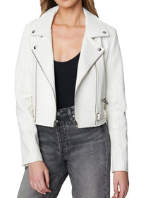Blank NYC Fresh Start Moto Jacket-Hand In Pocket