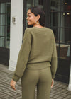 Karlie Cheslea Knit Solid Waffle Top-***FINAL SALE***-Hand In Pocket