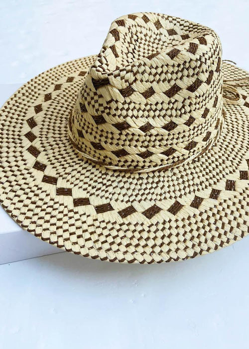 San Miguel Hat-Brown-Hand In Pocket