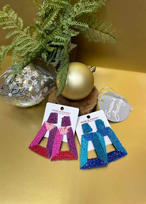 Marrakesh Colorblock Earrings Gift Box-Hand In Pocket