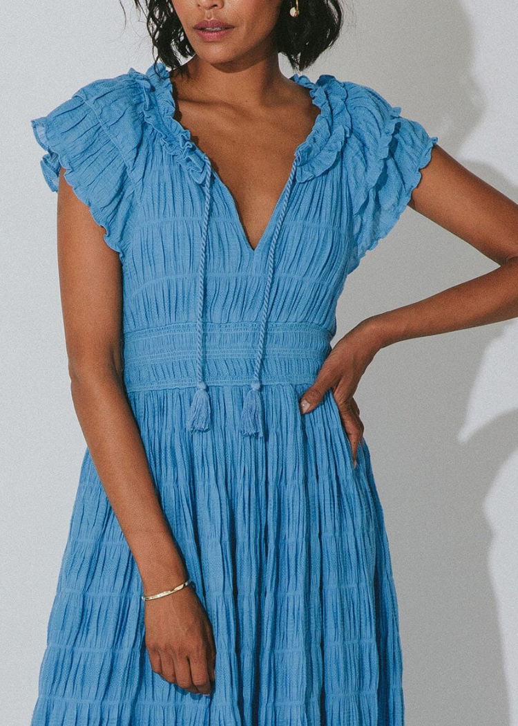 Cleobella Santana Ankle Dress-Hand In Pocket