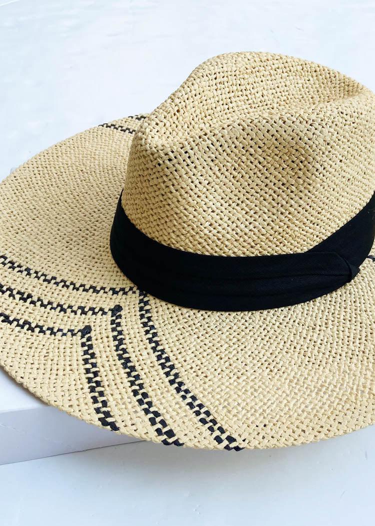 Merida Straw Hat-Beige-Hand In Pocket