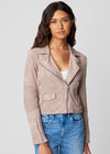 Blank NYC Deep Diving Moto Jacket-Hand In Pocket