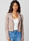 Blank NYC Deep Diving Moto Jacket-Hand In Pocket