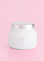 Capri Blue White Signature Jar 8oz Candle - Volcano-Hand In Pocket