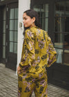 Karlie Solina Floral V Neck Long Sleeve Top-Hand In Pocket