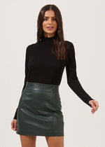 ASTR the Label Meika Faux Leather Mini Skirt-Hand In Pocket