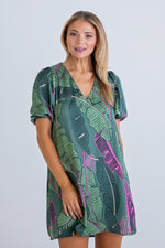 Water Lily Dress-Hand In Pocket