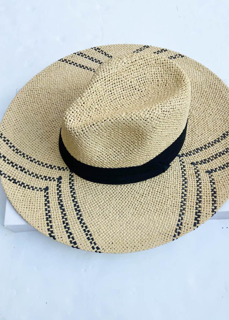 Merida Straw Hat-Beige-Hand In Pocket