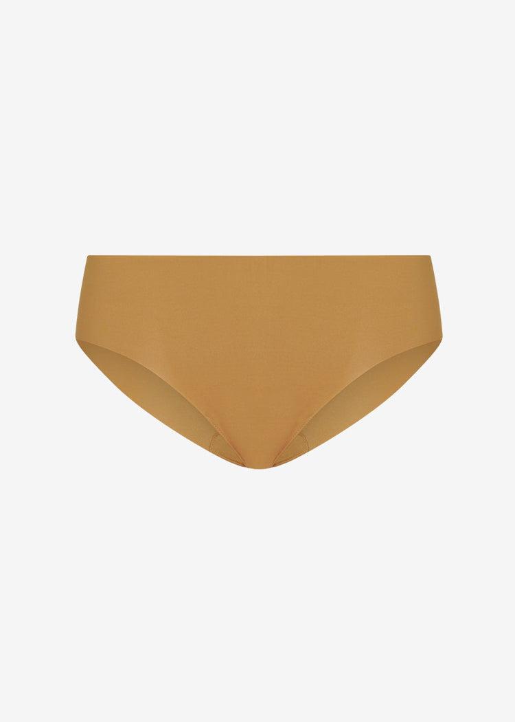 Commando Classic Solid Bikini Bundle - Beige/Caramel/Black-Hand In Pocket