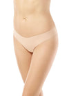 Commando Classic Solid Thong - Beige-Hand In Pocket