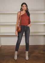 Knititude Zoe One Shoulder Sweater ***FINAL SALE***-Hand In Pocket