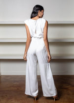 Cococay Strong Shoulder Jumpsuit-***FINAL SALE***-Hand In Pocket