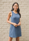 Michael Stars Eliza Boatneck Tank Dress-Lake-***FINAL SALE***|EXTRA 25% OFF|-Hand In Pocket