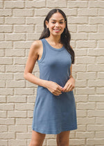 Michael Stars Eliza Boatneck Tank Dress-Lake-***FINAL SALE***|EXTRA 25% OFF|-Hand In Pocket