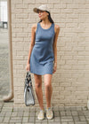 Michael Stars Eliza Boatneck Tank Dress-Lake-***FINAL SALE***|EXTRA 25% OFF|-Hand In Pocket