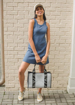 Michael Stars Eliza Boatneck Tank Dress-Lake-***FINAL SALE***|EXTRA 25% OFF|-Hand In Pocket