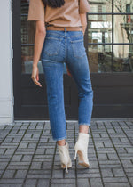 Pistola Monroe Cropped Straight Jean - Indio-***FINAL SALE***-Hand In Pocket