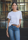 Michael Stars Sloan Rolled Sleeve Tee ***FINAL SALE***-Hand In Pocket