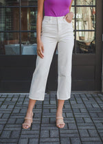 Blank NYC Baxter Crop Nonstretch Cotton Ribcage Jeans - Head in the Clouds***FINAL SALE***-Hand In Pocket