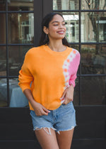 Pistola Eva Cropped Crewneck Pullover-Hand In Pocket