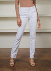 Joes Jeans "Runway Luna" High Rise Cigarette Ankle - White-***FINAL SALE***-Hand In Pocket